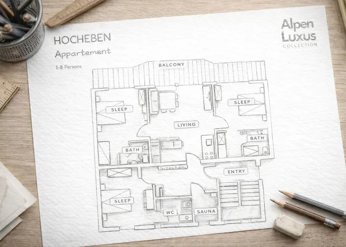 Hocheben - Alpenluxus Collection Lägenhet
